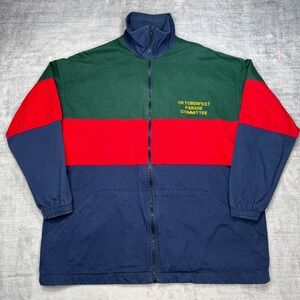 Barbarian Jacket Mens Medium Multicolor Vintage 90s Oktoberfest Colorblock
